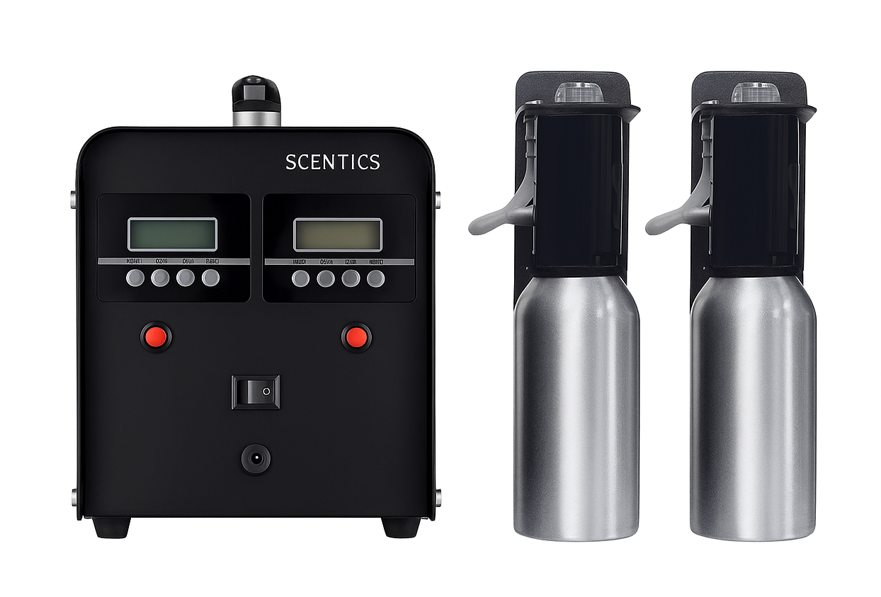 Aroma difuzér HV DUAL Pro Scentics - pokrytí až 15 000 m³