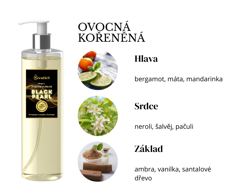 Parfém na praní BLACK PEARL Scentics 500 ML