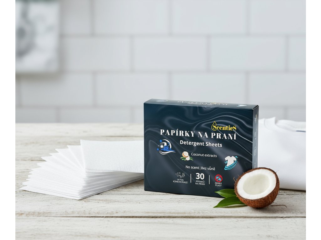 Papírky na praní Scentics 30 ks