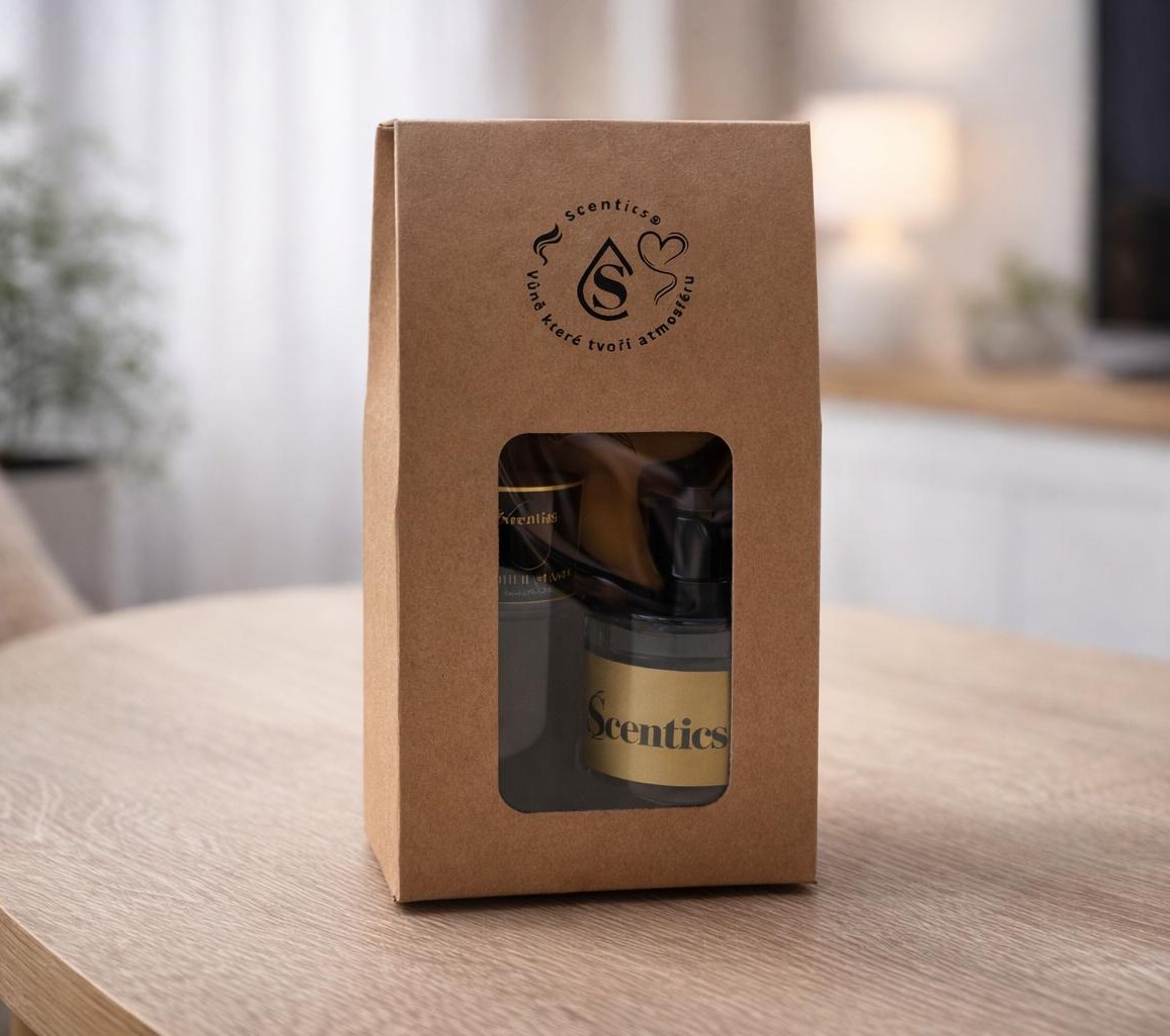 Náplň do Tyčinkových difuzérů CASHMERE ORANGE + ZDARMA Difuzní lahvička + ratanové tyčinky