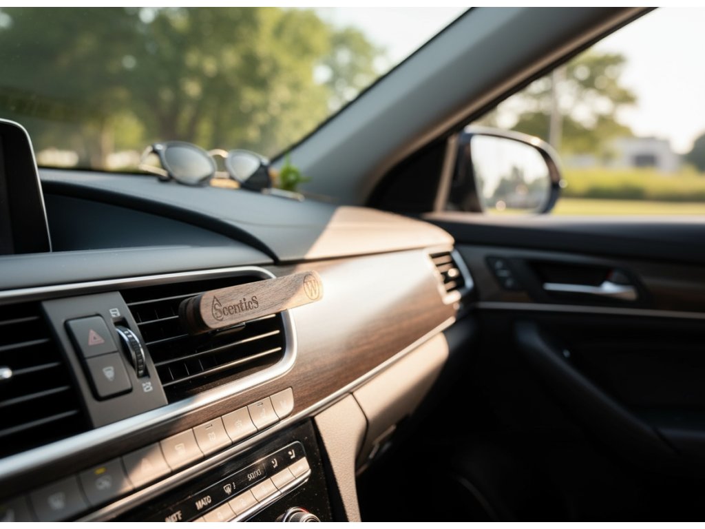 Aroma Difuzér do auta dřevo - WoodVent Dřevěný - Black Valnut