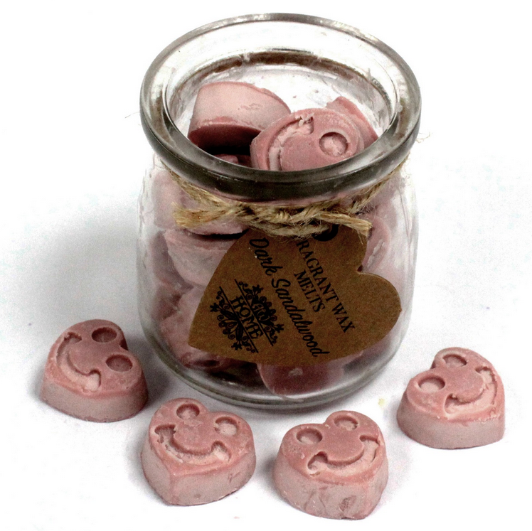 Vonné Vosky - TMAVÉ SANTALOVÉ DŘEVO 16 ks/sklenice (80g)