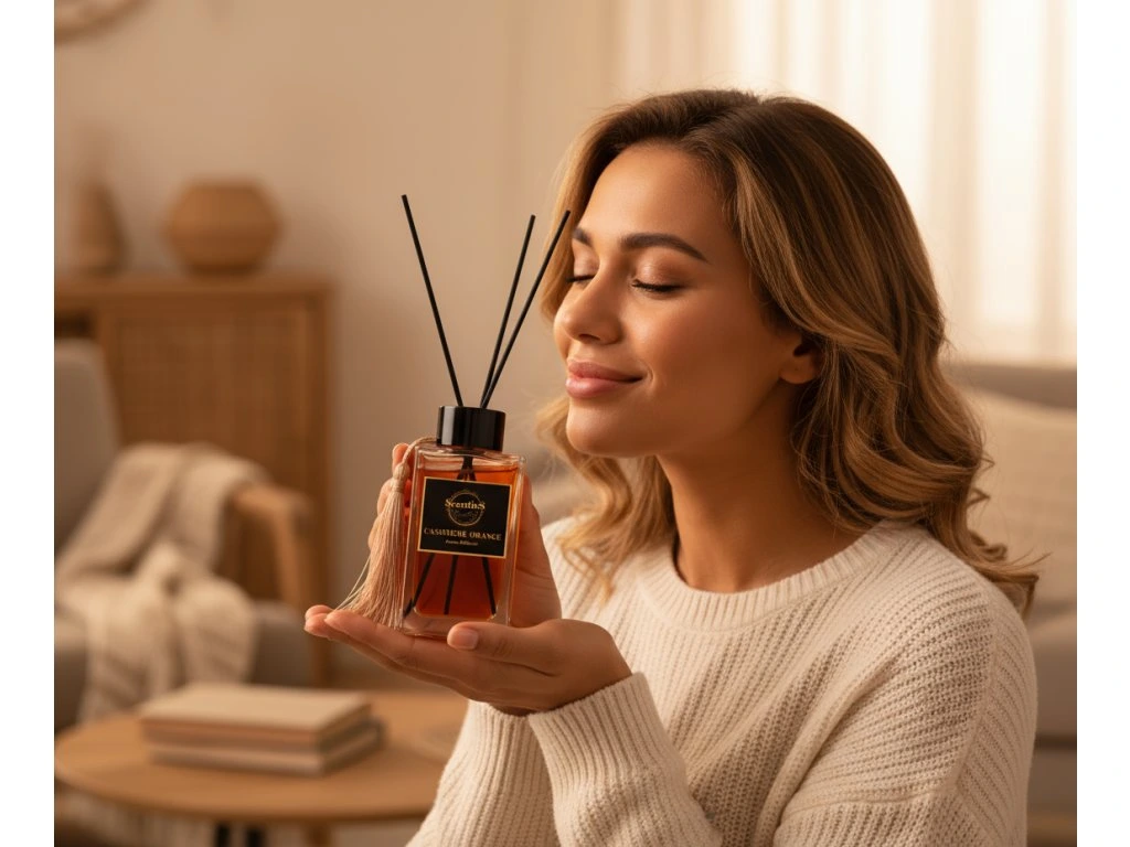 Tyčinkový difuzér CASHMERE ORANGE Scentics 50 ML