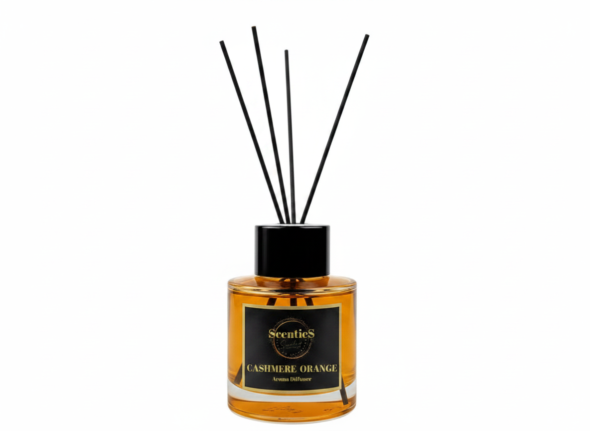 Tyčinkový difuzér CASHMERE ORANGE Scentics 100 ML