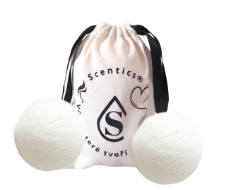 Vlněné Koule do Sušičky 2 ks/balení (XL 7,5 cm) Scentics