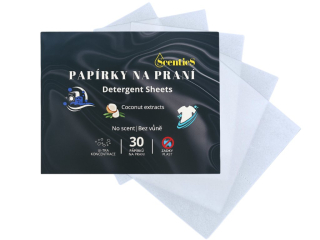 Papírky na praní Scentics 30 ks